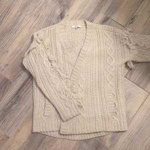 Madewell fringe sweater